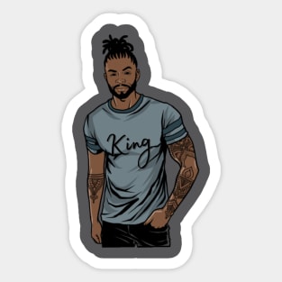 King Sticker